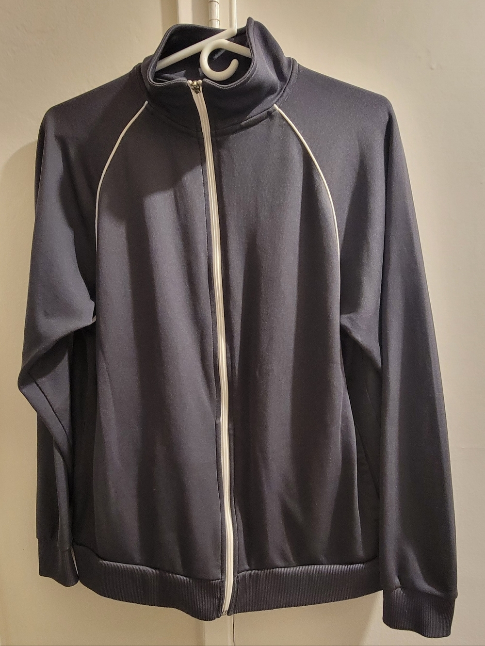 Men's Mossimo Full-Zip Light Jacket with White Trim